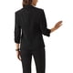 thumbnail image 3 of INSPIRAR CHIC Blazers para chaquetas de traje de mujer de frente abierto, casuales de oficina, chaqueta blazer de manga 3/4 XS negra, 3 of 6