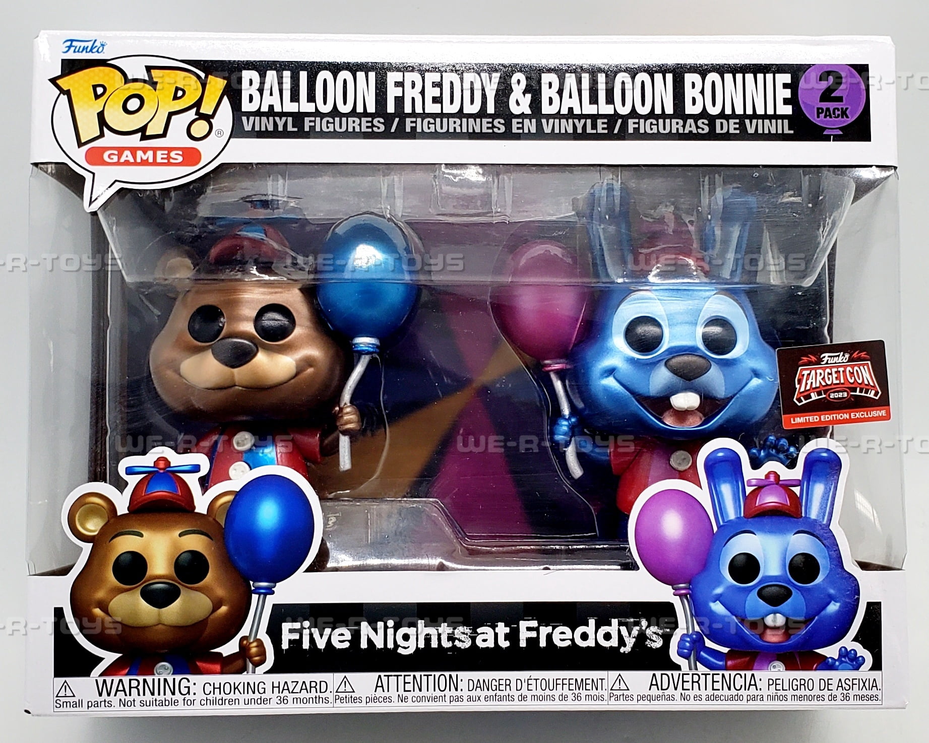 Funko Five Nights at Freddy's POP! Games Balloon Freddy & Balloon Bonnie Vinyl Figure 2-Pack