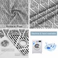 thumbnail image 4 of Black White Blackout Curtains for Bedroom/Living Room, Thermal Insulated Kitchen Curtains, Modern Abstract Art Farmhouse Grommet Darkening Window Treatment Drapes 52"x63"x2, 4 of 8
