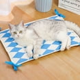 thumbnail image 3 of Double Sides Pet Cooling Mat Refreshing Feel, Remove Moisture, Soft, Large Summer Ice Pet Cushion - Dog Supplies, 3 of 8