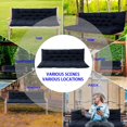 Porch Swing Cushions Three Seat Swing Replacement Cushions Outdoor