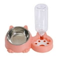 thumbnail image 2 of Automatic Pet Feeder Cat Water Bowl Food Station with 500ml Large Capacity Bottle for Small Pets and Puppies, 2 of 9