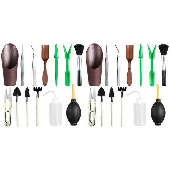 landege 26 Pcs Mini Gardening Hand Tools Set Garden Transplanting Tools