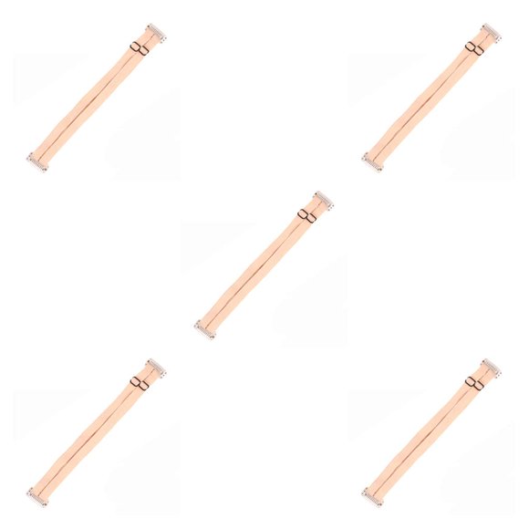 Soidarity Bandas de ajuste para estiramiento facial, correas para eliminar arrugas faciales, diadema reutilizable, horquillas, herramienta de Bandas Dobles Albaricoque 5Conjunto