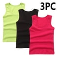 thumbnail image 2 of QNANSPI Tank Top for Boys and Girls,Girl's Camisole Tank Tops,Children Inner Layer Summer Children T-shirt Base Shirt Round-Neck Camisoles, 2 of 3