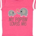 thumbnail image 4 of Inktastic My Papaw Loves Me Grandchild Boys or Girls Baby Bodysuit, 4 of 5