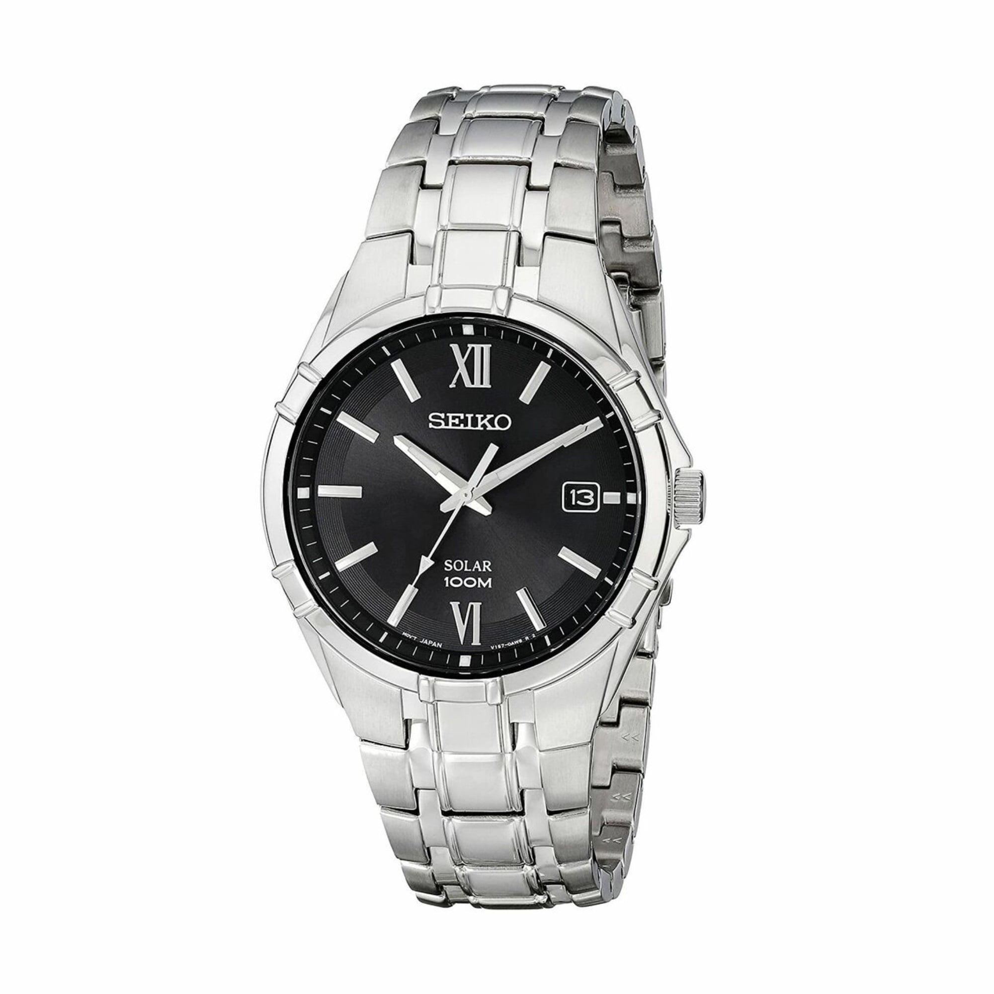 Seiko Men's SNZG13 '5 Series' Automatic Stainless Steel Watch 