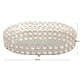 thumbnail image 5 of Bandeja con espejo ovalado y diamantes para joyas, bandeja decorativa con velas enjoyadas L, 5 of 8