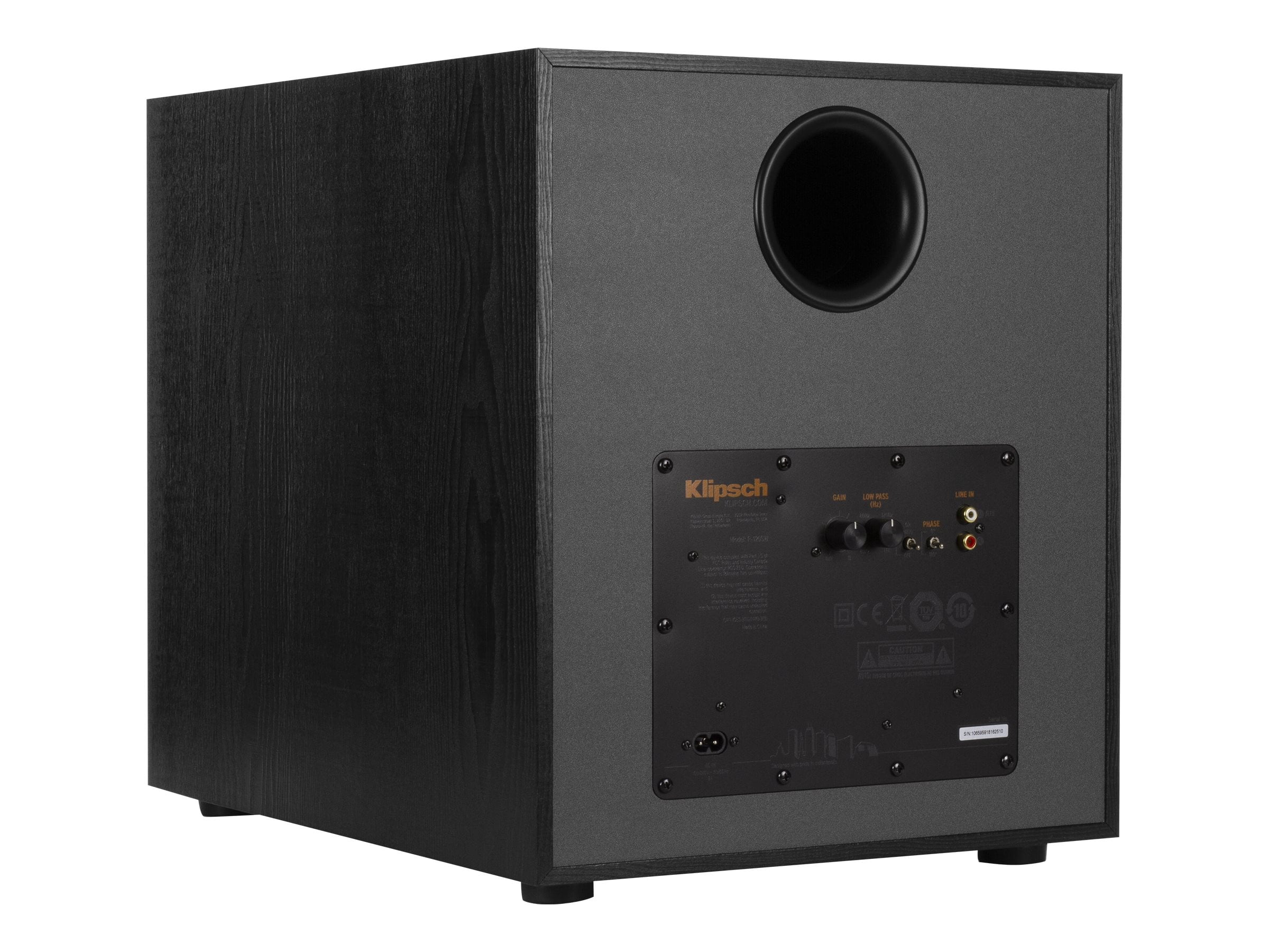 Klipsch Reference Series R-120SW - Subwoofer - 200 Watt - 12" - black