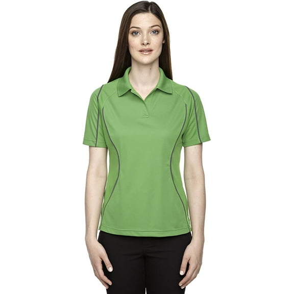 Ash City Extreme Women's Snag Protection Colorblock Polo 75107 Velley Green M
