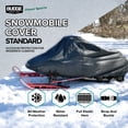 thumbnail image 2 of Budge Waterproof Snowmobile Cover, Standard Outdoor Protection for Snowmobiles, Multiple Sizes, 2 of 6