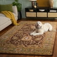thumbnail image 3 of SAFAVIEH Antiquity Beaumont Oriental Area Rug, Chocolate/Blue, 4' x 6', 3 of 12