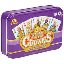 PlayMonster Five Crowns Collectible Tin – Card Game for Kids and Adults, Family Game Night, The Game isn’t Over Until the Kings Go Wild!, 5 Suited Rummy Style Card Game, 1-7 Players, Ages 8 