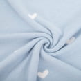 thumbnail image 4 of Jjayotai Cute Pullover Sweaters for Women, Y2k Oversized Crewneck Sweatshirt, Heart Graphic Print Crochet Knit Long Sleeve Tops Light Blue S, 4 of 5