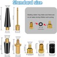 thumbnail image 2 of Peggybuy Bicycle Valve Adapter Set Presta Schrader Valve Adapter for Air Pump (Set 4), 2 of 4