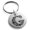 Silver, variant on Stainless Steel Letter G Initial Dotted Monogram Engraved Small Medallion Circle Charm Keychain Keyring