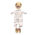 thumbnail image 2 of Traje de muñeca americana de 18 pulgadas, ropa hecha a mano, ropa para muñecas, accesorios para muñecas de bebé de 43cm Plata Hugo Pantalones cortos de muñeca, 2 of 7