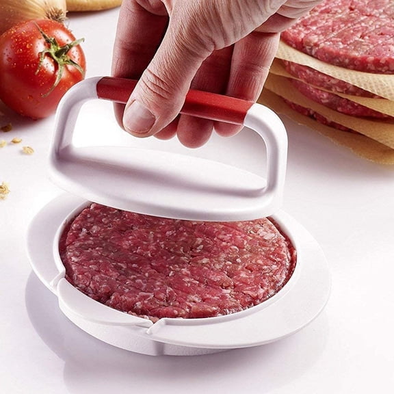 GVDCC-Non Stick Burger Press, Hamburger Maker Mold, BBQ Patty Juicy Regular Beef Maker Round