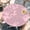 Pink, variant on Round Fitted Tablecloth with Elastic Edge, Modern Navy Blue Cowhide Waterproof Oil-Proof Table Cover, Classic Leather Te-ture Circle Table Cloth for Indoor Outdoor Picnic Party 56-60