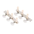 thumbnail image 3 of 3R 3L Machine Heads String Tuning Key Pegs, Long Triple Round Metal Tuners For Classic Guitar, 3 of 8