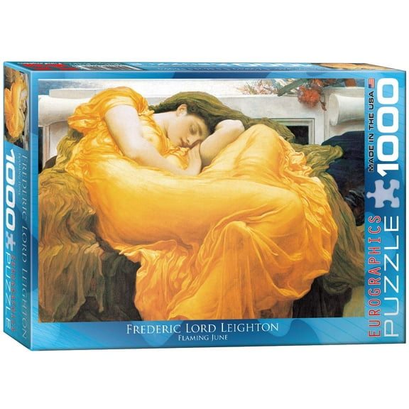 EuroGraphics Flaming June by Lord Frederic Leighton 1000-Piece Puzzle , Yellow
