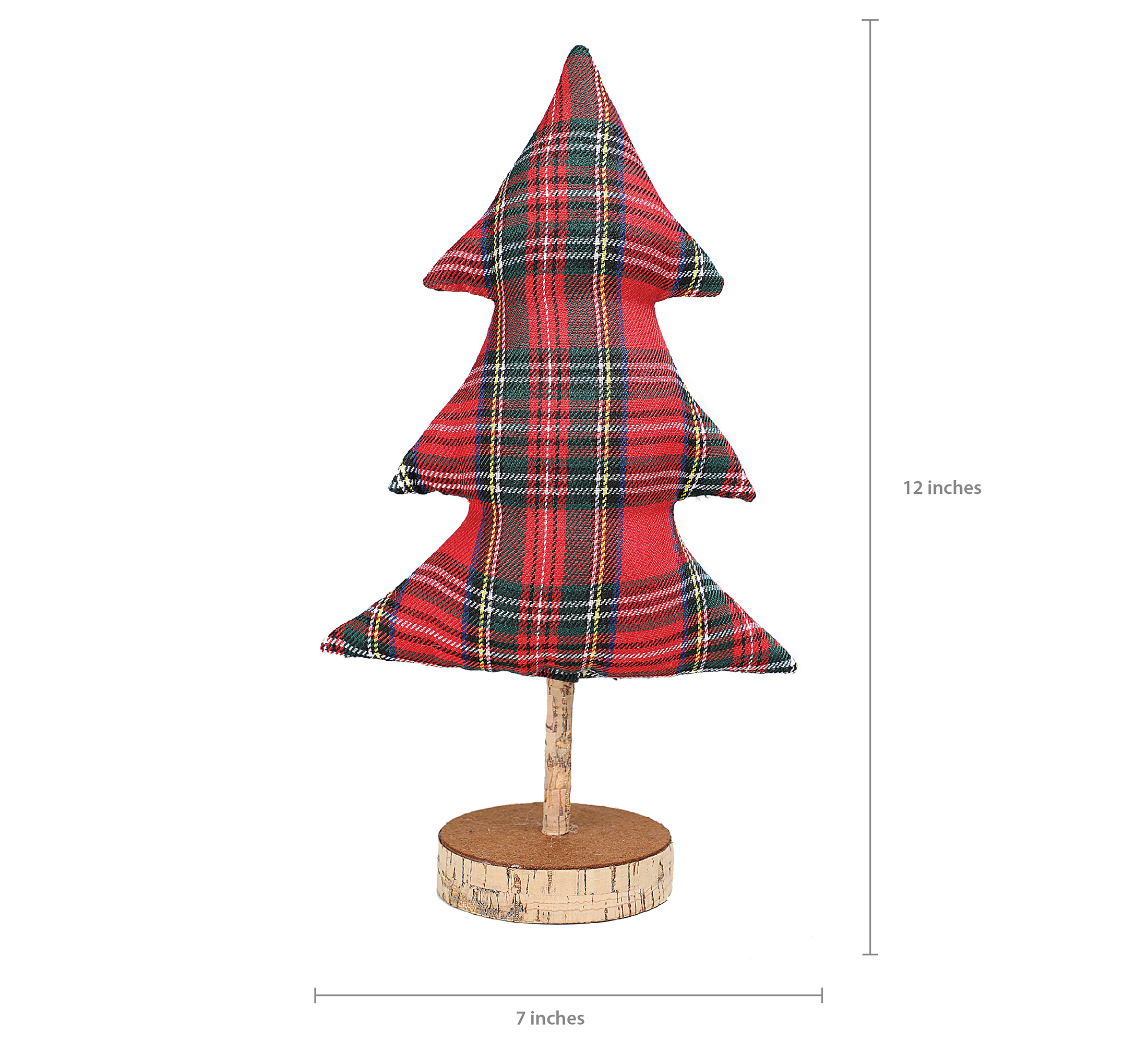 Holiday Time Large Fabric Tree Set of 2; Christmas Tabletop Décor - image 2 of 11