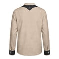 thumbnail image 6 of Zylarhe Boys Halloween Shirts Seaside Explorer Long Sleeve Tee with Whale Graphic Kids Khaki 5-6 Years, 6 of 6
