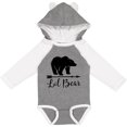 thumbnail image 3 of Inktastic Lil Bear Boys Cute Baby Boys Long Sleeve Baby Bodysuit, 3 of 5