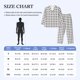 thumbnail image 4 of Balery Airplane Pijama para Hombre de Dos Piezas con Manga Larga, Conjunto de Dormir y Descanso Suave con Bolsillos-Medium, 4 of 7