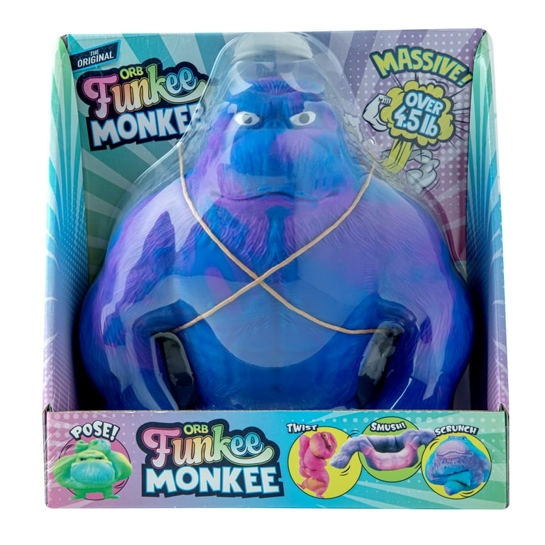 ORB‚Ñ¢ Jumbo Funkee Monkee (Blue/Purple) 4.5lbs - Hand ORB‚Ñ¢ Jumbo Funkee Monkee (Blue/Purple) 4.5lbs - Hand