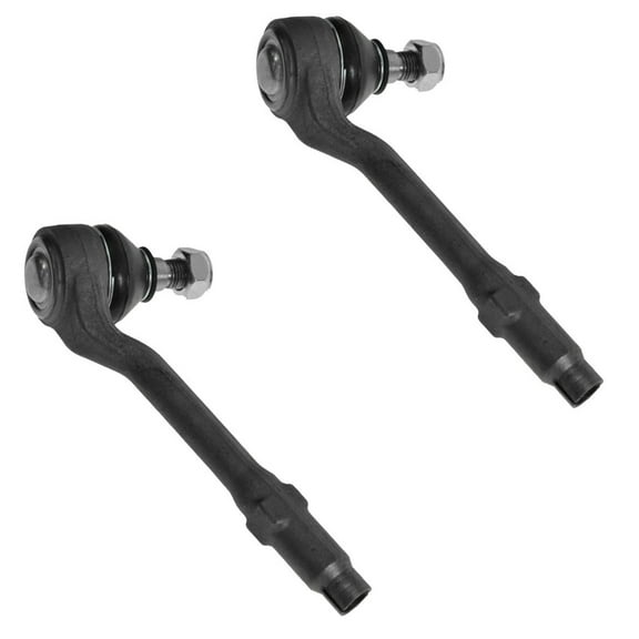 TRQ Front Outer Tie Rod Set Fits Select 2000-2003 BMW X5