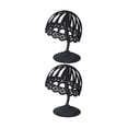 thumbnail image 1 of 2 Soportes Decorativos para Sombreros, Soporte Portátil Desmontable Elegante Ahuecado para , Perchero para , Mujeres, Adultos, Guardarropa, Negro 40cm Negro 45cm jinwen Estante de exhibición de sombreros, 1 of 8