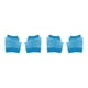 thumbnail image 1 of Guardurnaity 1 par de accesorios de fiesta clásicos de los años 80, ropa decorativa colorida conveniente sin dedos para mujeres que se visten de lago azul 2piezas, 1 of 6