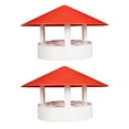 thumbnail image 1 of 2pcs Practical Rainproof Smokestack Durable Smoke Funnel Protector, 1 of 9