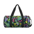 thumbnail image 2 of Fotbe Watercolor Cactuses Pattern Foldable Sports Gym Bag with Wet Dry Pocket, Ultralight Travel Bag, Large Capacity Duffel Bag, Splash Proof Carry on Bag, Overnight Bag, Weekender Bag, 2 of 8