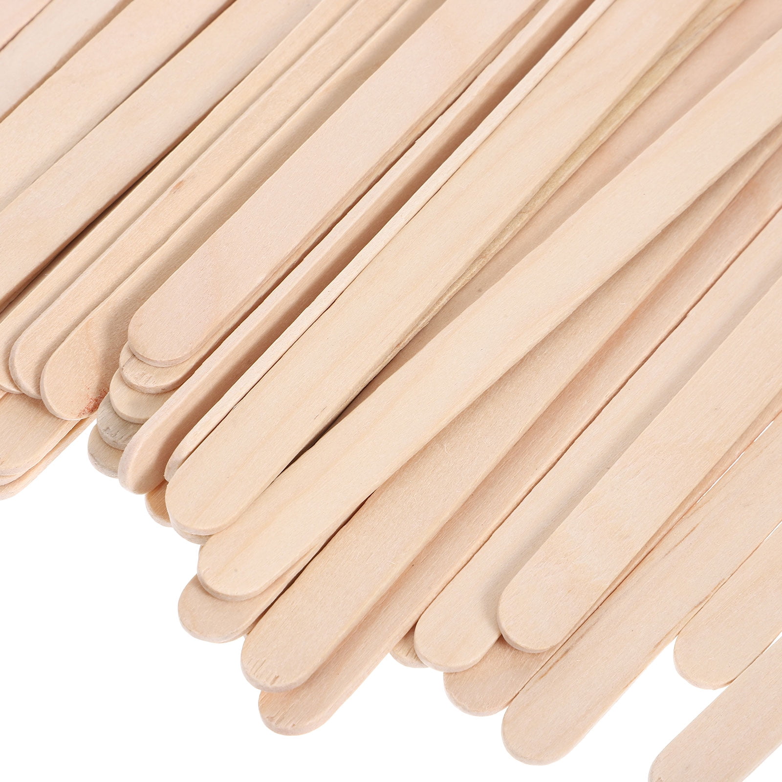 Worgeous 250pcs Wood Craft Sticks Popsicle Sticks for Diy Crafts Waxing Blank Wood Craft Sticks