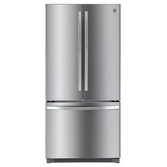 Kenmore 17.5 Cu. ft. Counter-Depth ENERGY STAR® Stainless Steel Refrigerator/Freezer with French Doors