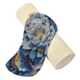 thumbnail image 2 of Round Cervical Pillow Cylindrical Pillow Lumbar Pillow Sofa Headrest Pillow Support For the Back, Neck and Head Blue White Flowers, 2 of 7