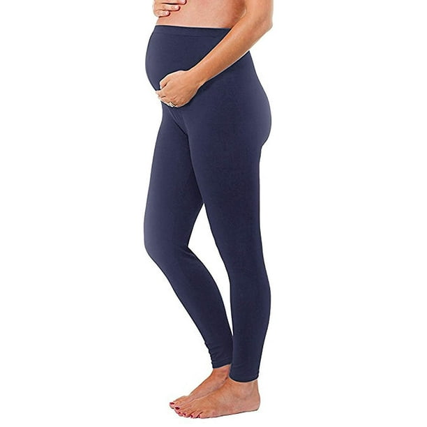 Shop Pretty Girl Maternity Leggings Seamless Solid Color Nursing
