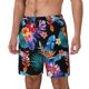 thumbnail image 1 of Balery Tropical Palm Leaves Bañador para hombre, shorts de playa de secado rápido con entrepierna y forro de compresión-Medium, 1 of 6