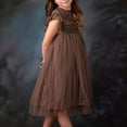 thumbnail image 6 of Mercatoo Girls Lace Dress Girls Children's Clothes Puffy Mesh Dress Flower Girl Dress Princess Dress Baby Girl Dresses 18 Month, 6 of 9