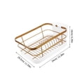 thumbnail image 2 of BESTYASH 1Jgo De Platos Dorado De Metal Para Encimera Con Soporte Para Utensilios, 2 of 6
