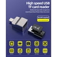 thumbnail image 2 of Lightning Male to USB Micro SD Female Card Reader Adapter(2in1)for iPhone 14 13 Pro Max OTG 3.0 Digital Camera for Apple for iPad Lighting Adaptador TF Flash Drive Photo Keyboard Memory Stick Adaptor, 2 of 7