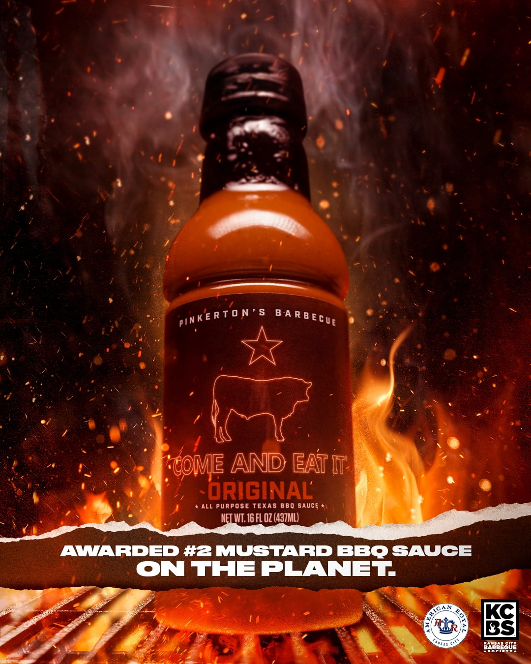 (12 pack) Pinkerton's BBQ Original Sauce