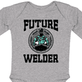 thumbnail image 4 of Inktastic Welding Future Welder Baby Clothes Boys or Girls Long Sleeve Baby Bodysuit, 4 of 5