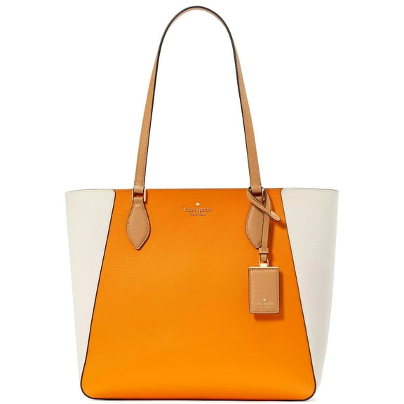 Kate Spade New York Women's Poppy Refined Grain Leather Large Tote (Turmeric Root Multi)