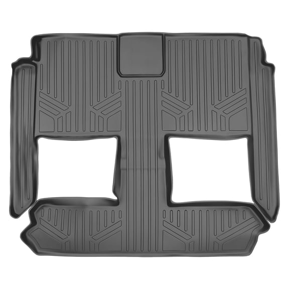 SMARTLINER 2 Rows Custom Fit Floor Liners Compatible with 2008 - 2016 Chrysler Town & Country