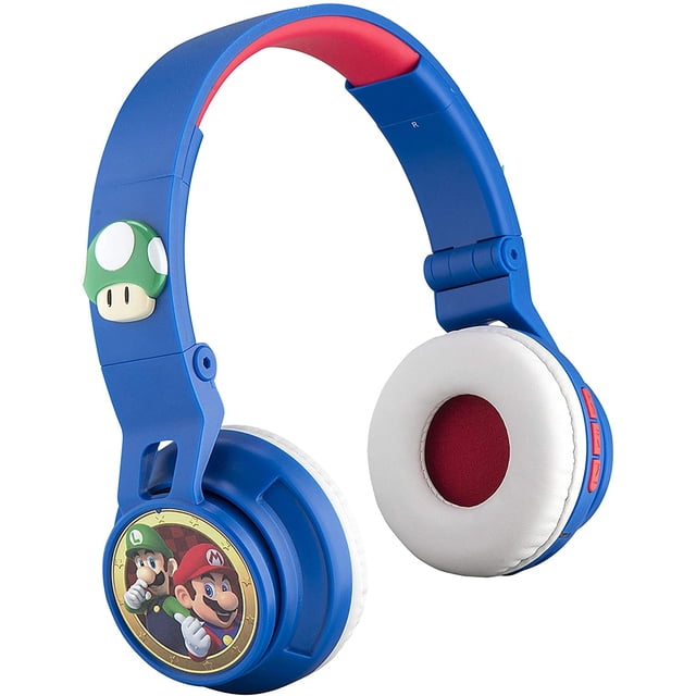 Super Mario Wireless Bluetooth Auriculares portatiles para n eKids eKids