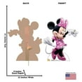 thumbnail image 2 of Advanced Graphics Minnie Mouse Cardboard Stand-Up, Pink Dress, 3ft, Free Standing, 2 of 2