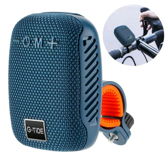 Bocina Moto Bluetooth G-TIDE SV01 TF Card Radio FM 500mAh Resistente al agua IPX6 Azul